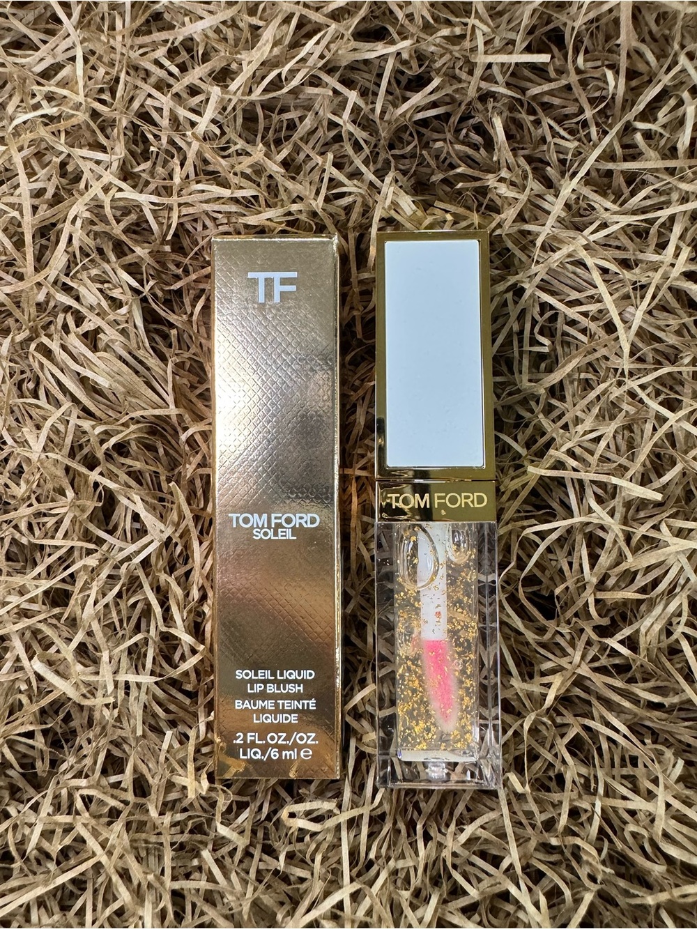 Tom Ford Soleil Liquid Lip Blush Limited Edition 24K Gold Infused